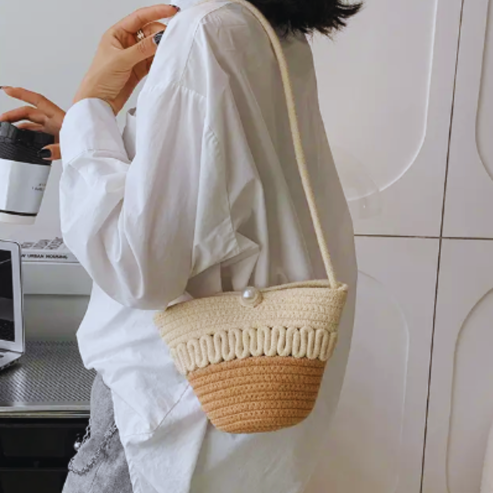 Rattan Shoulder Bag