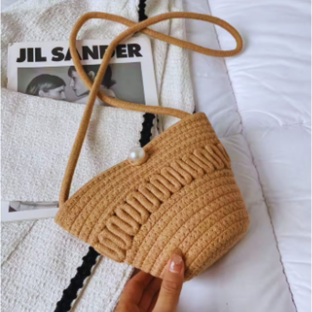 Rattan Shoulder Bag